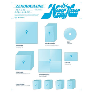 [PRE-ORDER] ZEROBASEONE - NEVER SAY NEVER [1st Full Album] Slam Dunk Ver. - Stardust K-pop Shop
