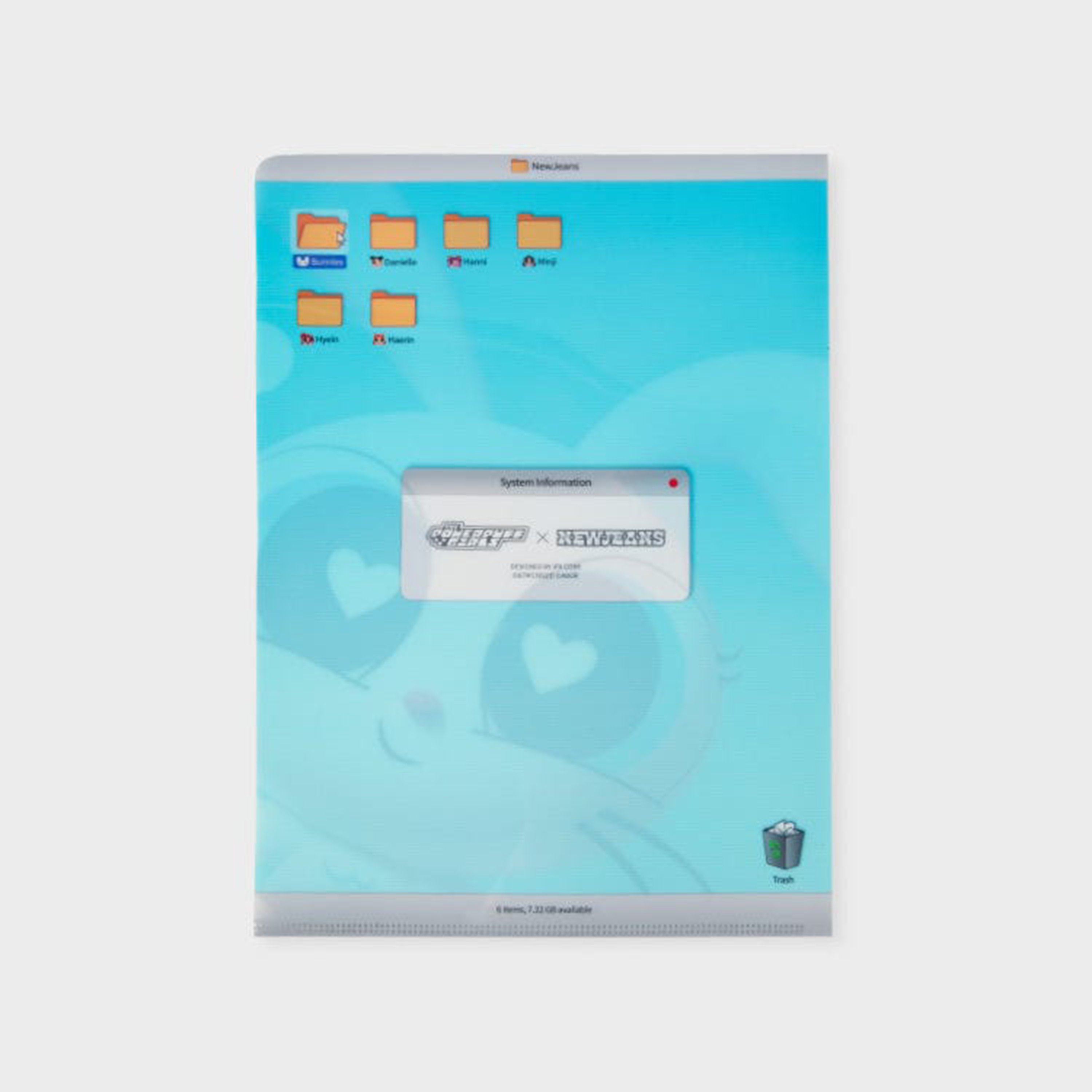 NEWJEANS - THE POWERPUFF GIRLS X NJ [PLASTIC FILE] - Stardust K-pop Shop