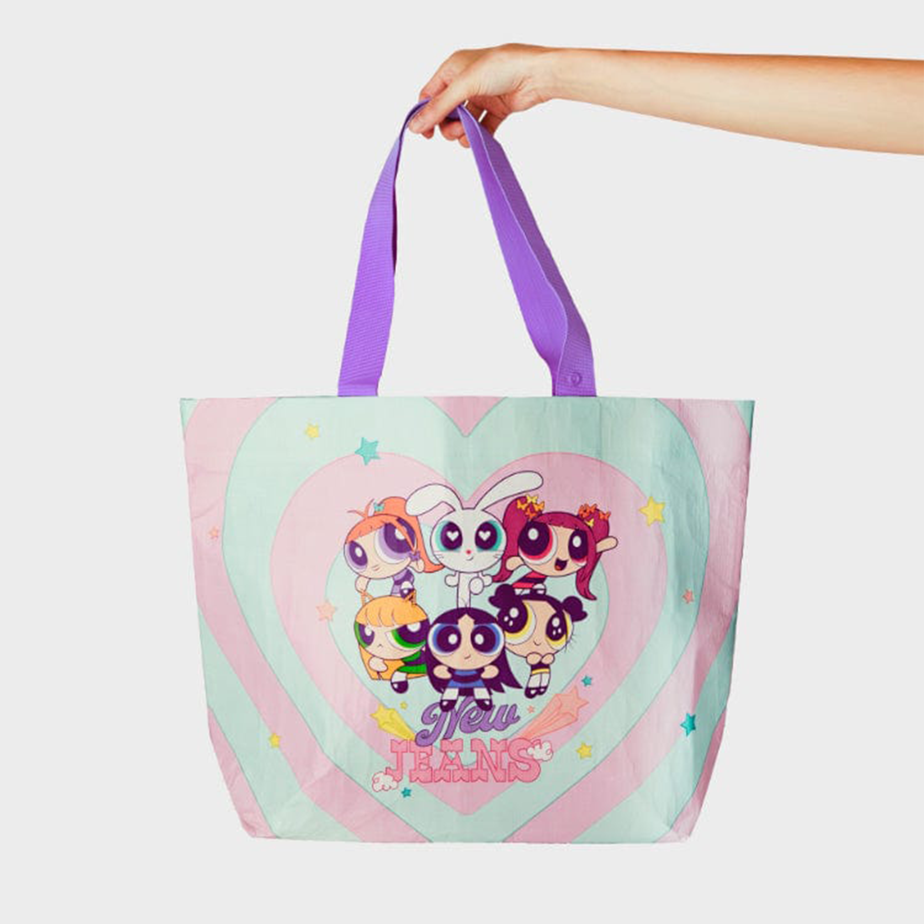 NEWJEANS - THE POWERPUFF GIRLS X NJ [REUSABLE BAG L] - Stardust K-pop Shop