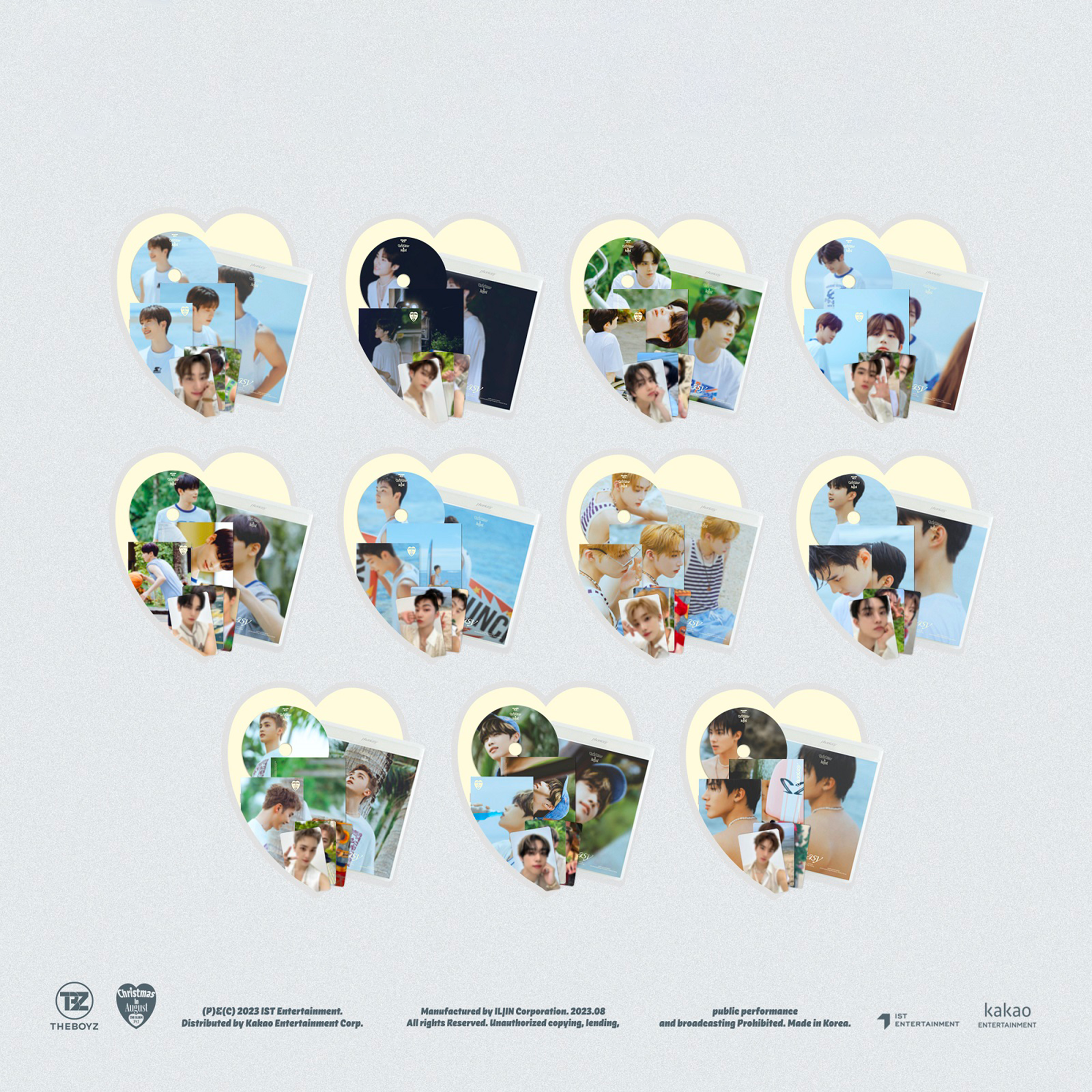 THE BOYZ - [PHANTASY] PART. 1 CHRISTMAS IN AUGUST [2nd Full Album] DVD Ver. - Stardust K-pop Shop
