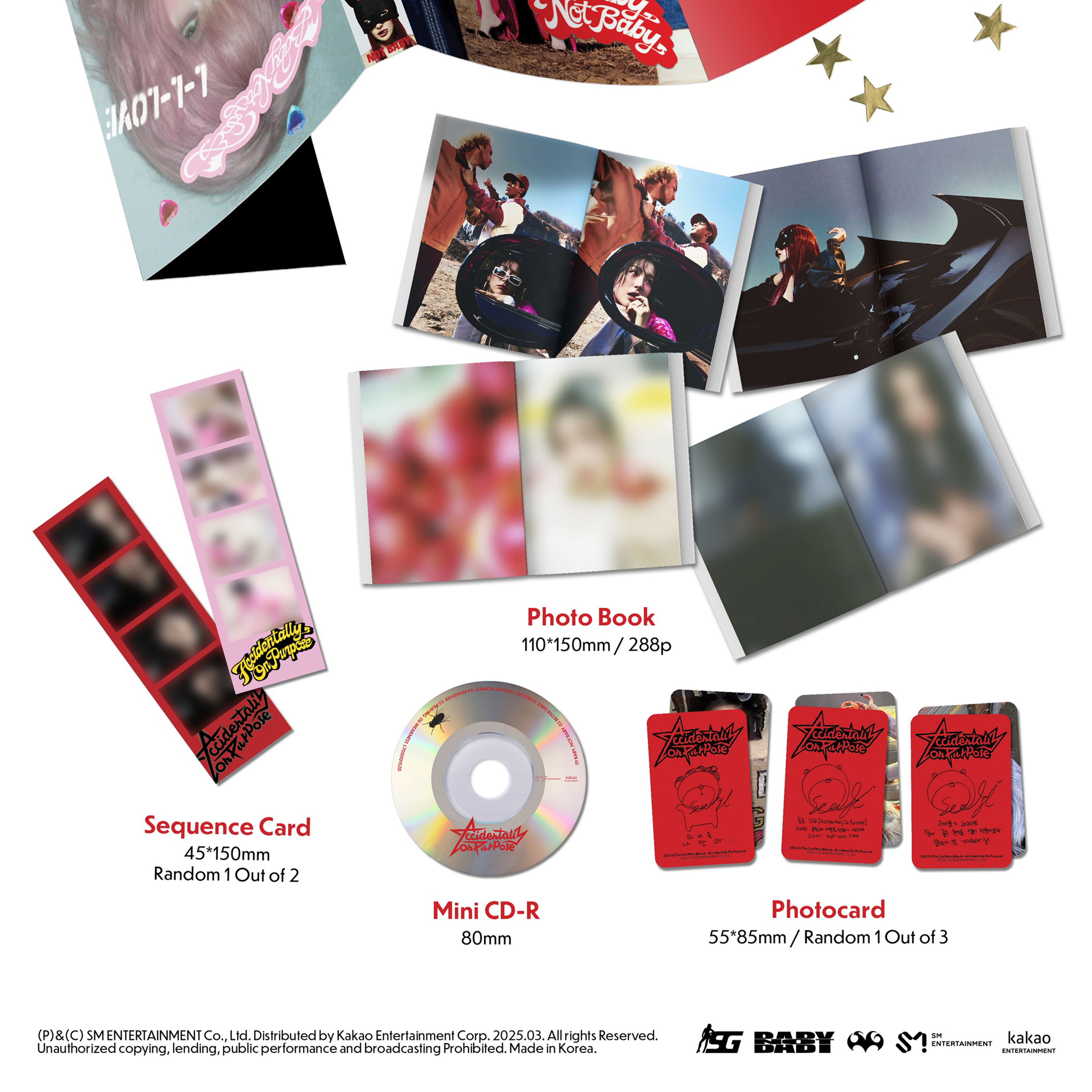 SEULGI - ACCIDENTALLY ON PURPOSE [2nd Mini Album] Mini Photobook Ver. - Stardust K-pop Shop