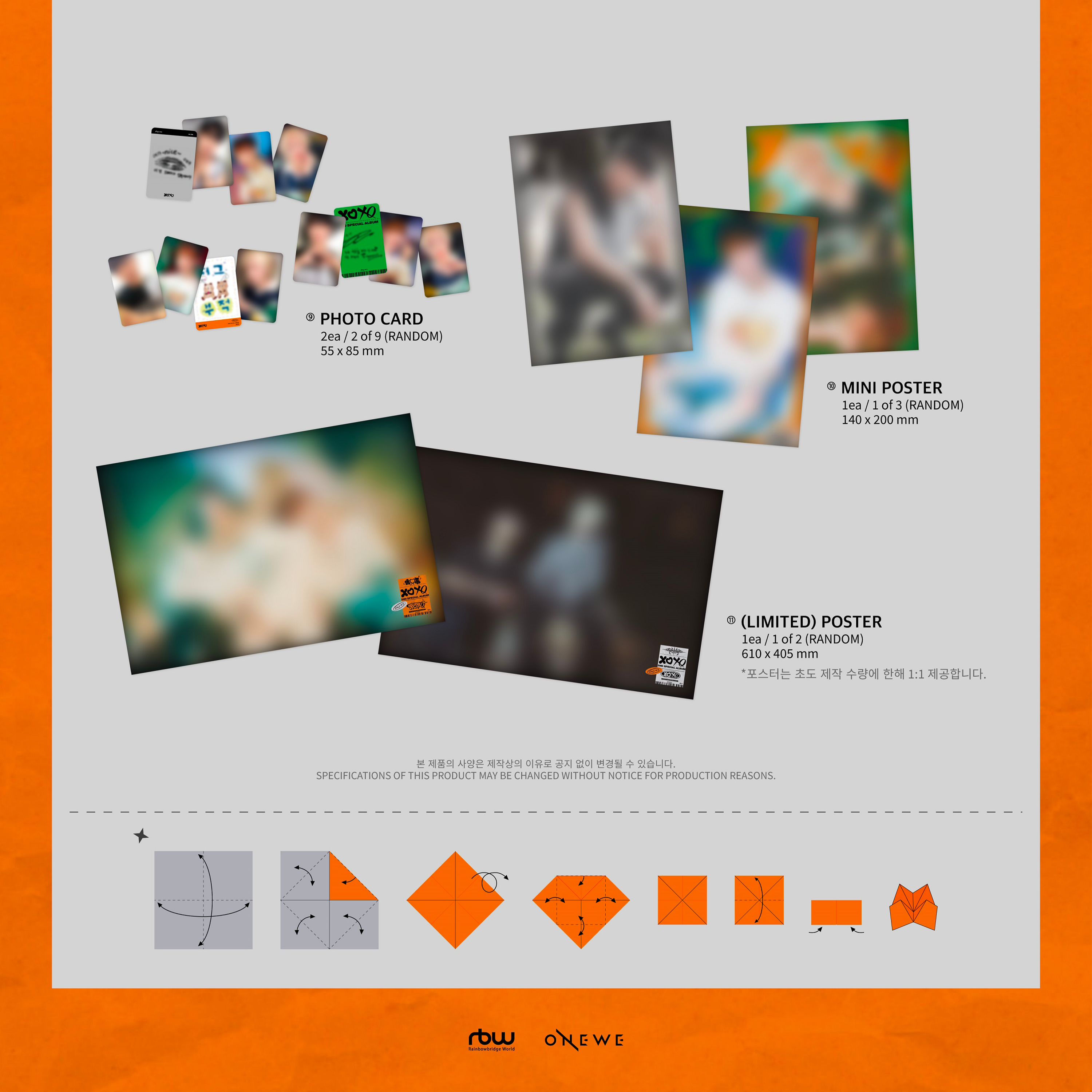 ONEWE - XOXO [2nd Special Album] - Stardust K-pop Shop