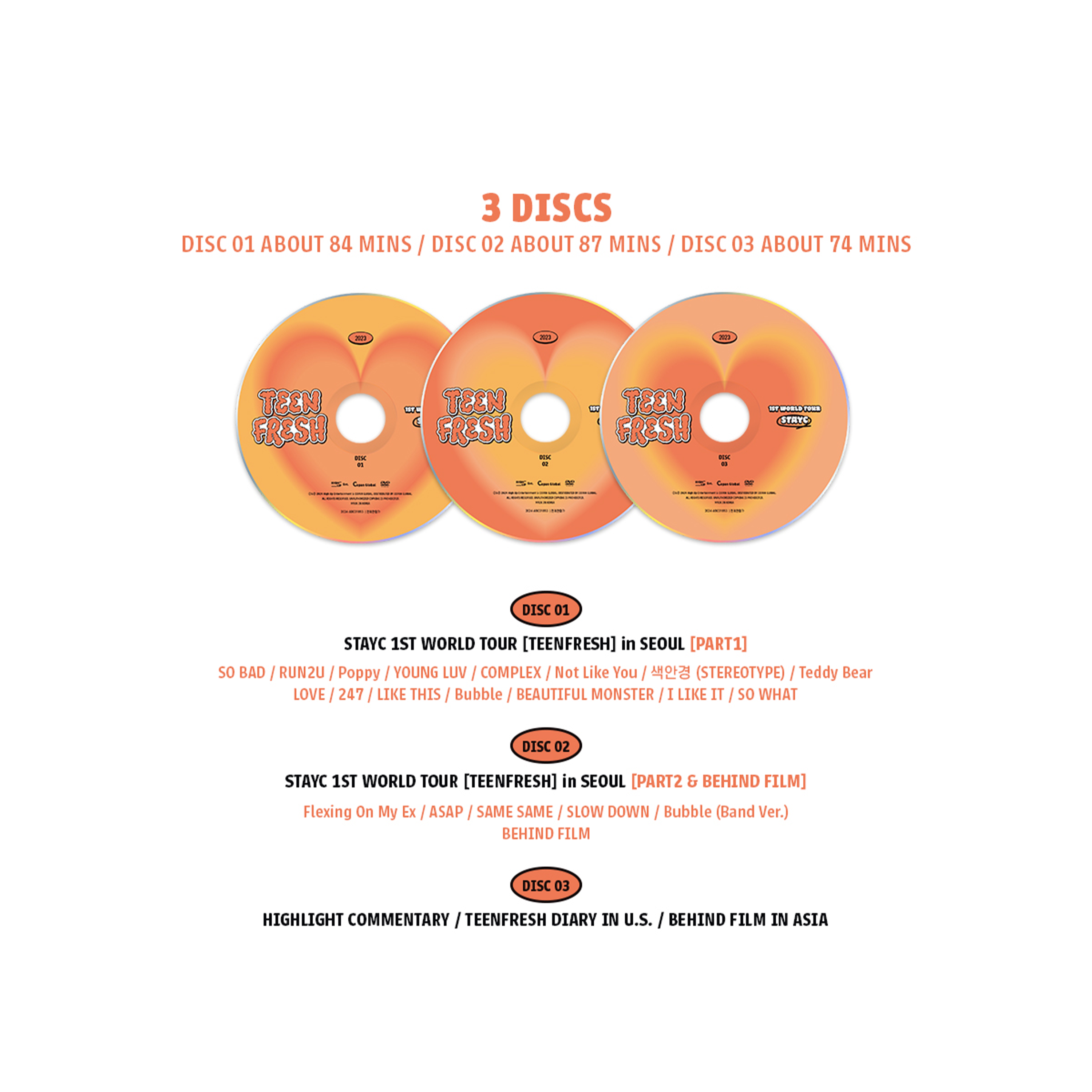 STAYC - 1ST WOLRD TOUR 'TEENFRESH' IN SEOUL [DVD] - Stardust K-pop Shop