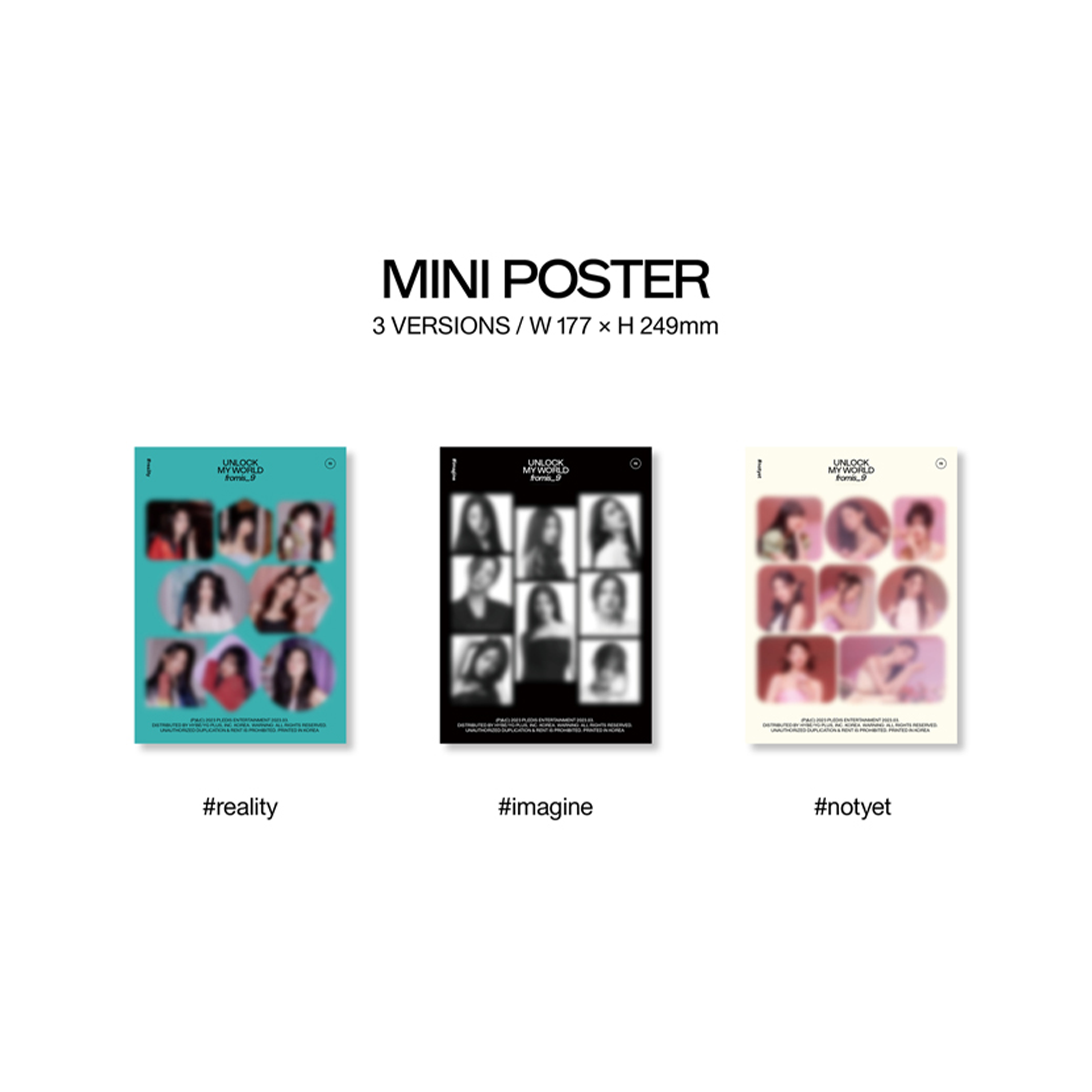 FROMIS_9 - UNLOCK MY WORLD [1st Full Album] - Stardust K-pop Shop