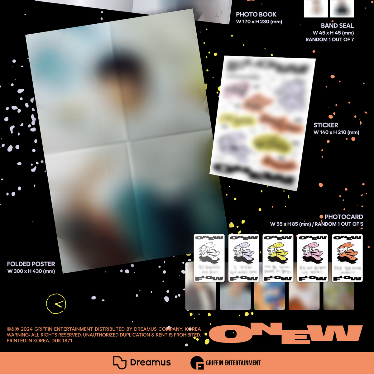 ONEW - FLOW [3rd Mini Album] - Stardust K-pop Shop