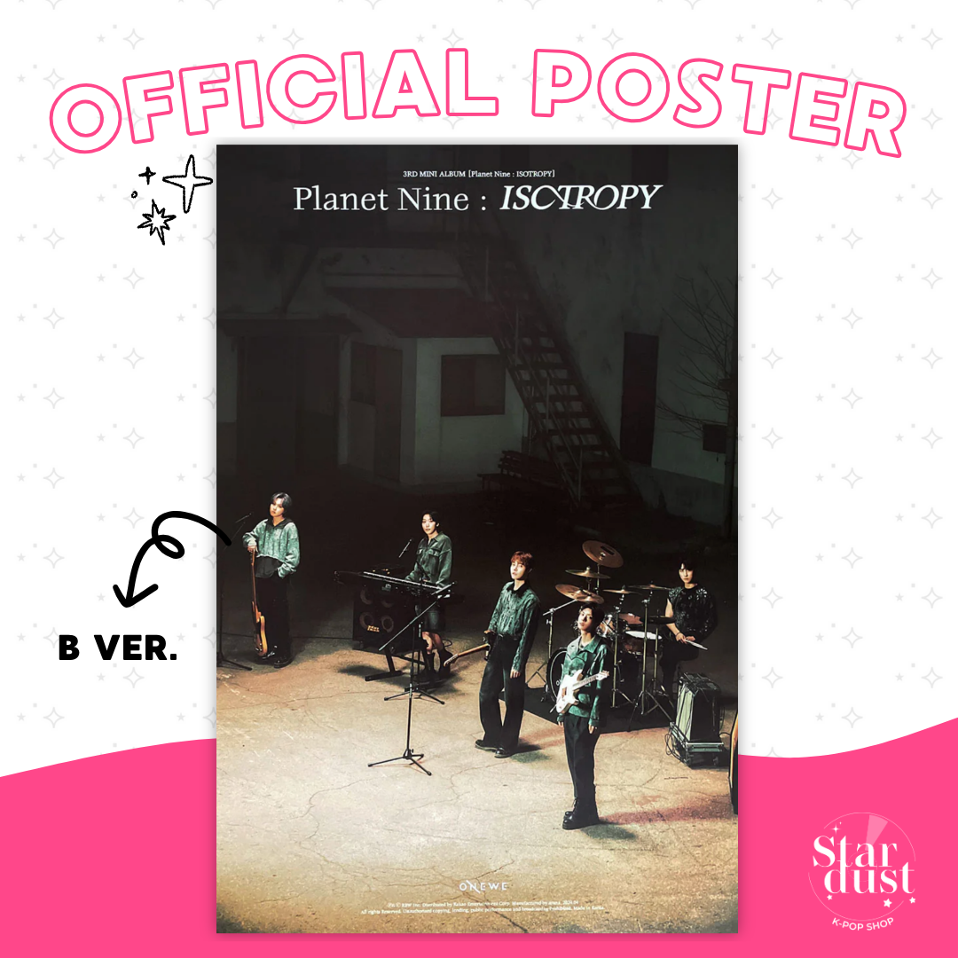 [POSTER] ONEWE - PLANET NINE: ISOTROPY - Stardust K-pop Shop
