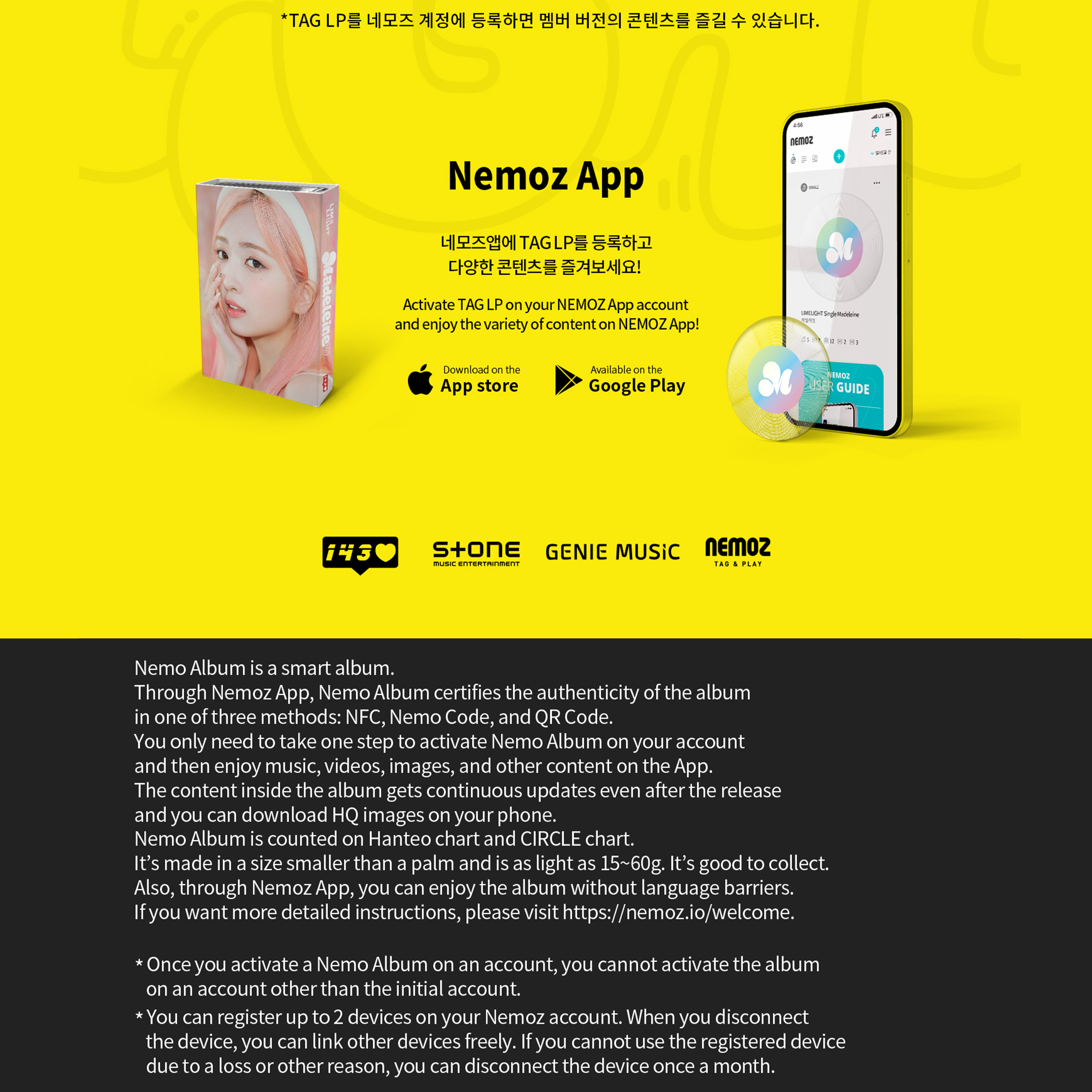 LIMELIGHT - MADELEINE [Nemo Album Full Ver.] - Stardust K-pop Shop