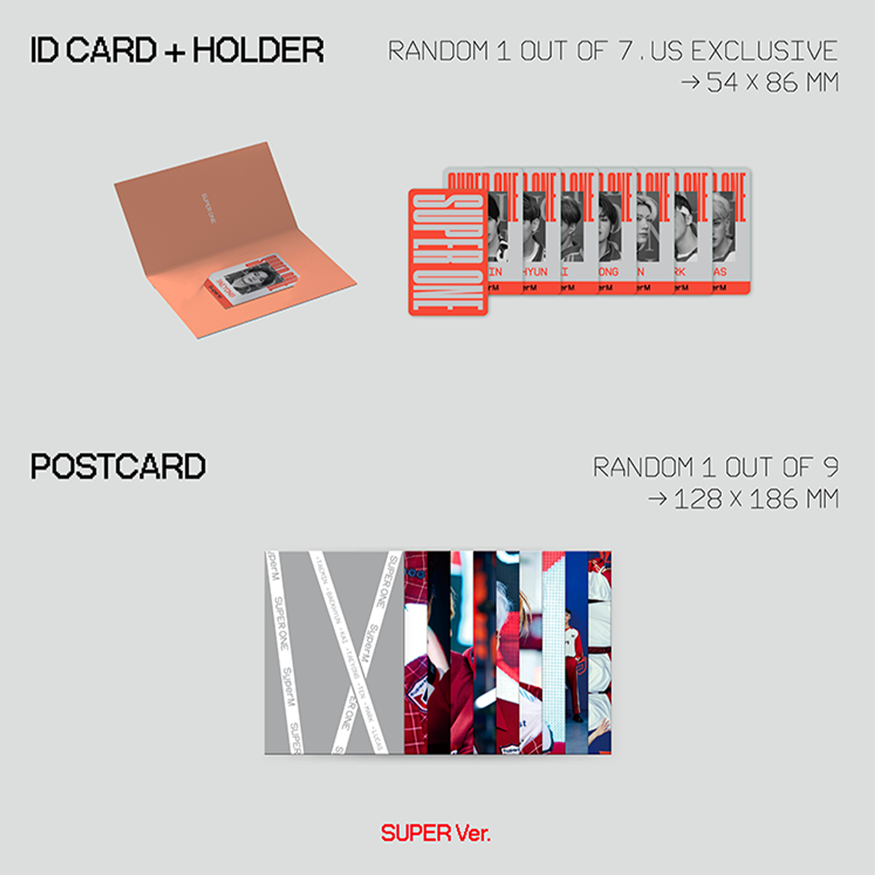 SUPERM - SUPER ONE [1st Album] - Stardust K-pop Shop