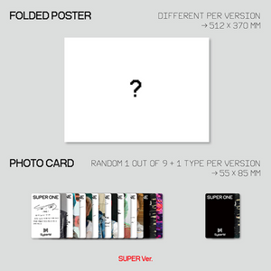 SUPERM - SUPER ONE [1st Album] - Stardust K-pop Shop