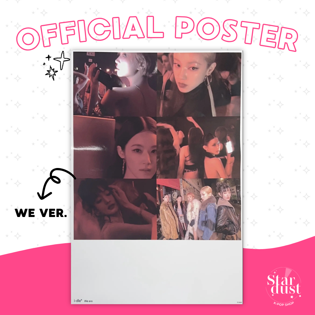 [POSTER] i-dle - WE ARE - Stardust K-pop Shop