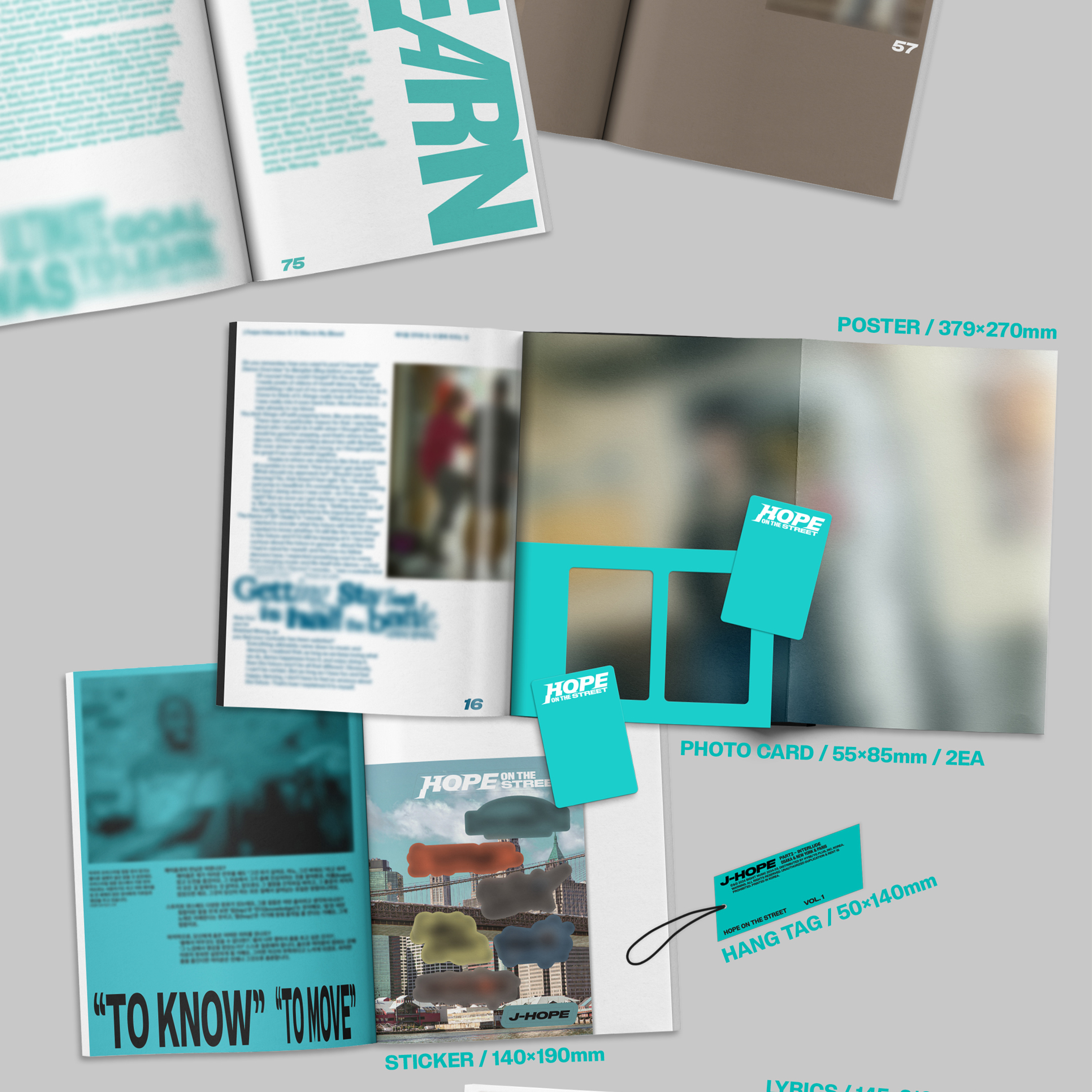 J-HOPE - HOPE ON THE STREET VOL. 1 [Photobook Ver.] - Stardust K-pop Shop