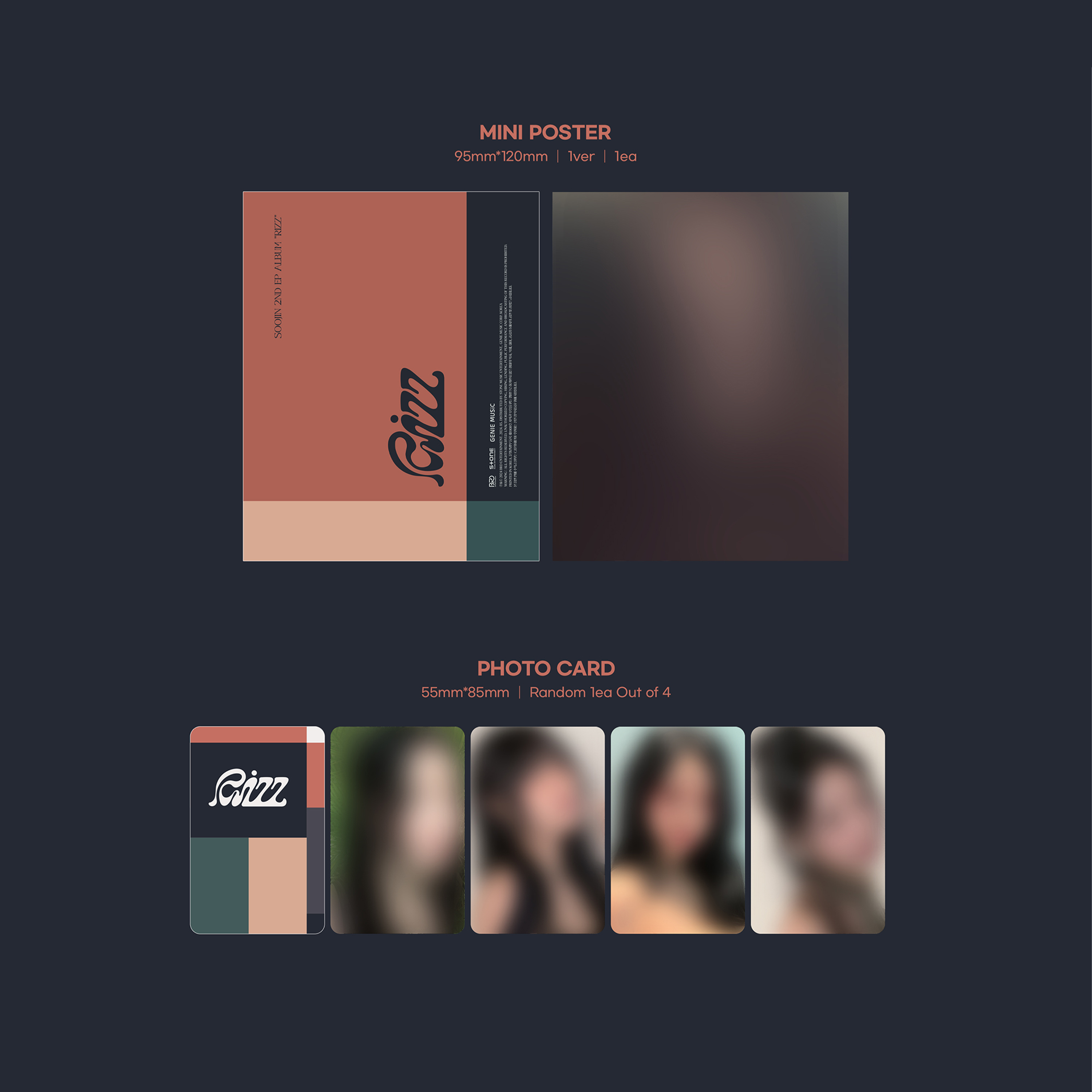 SOOJIN - RIZZ [2nd Mini Album] Jewel Ver. - Stardust K-pop Shop