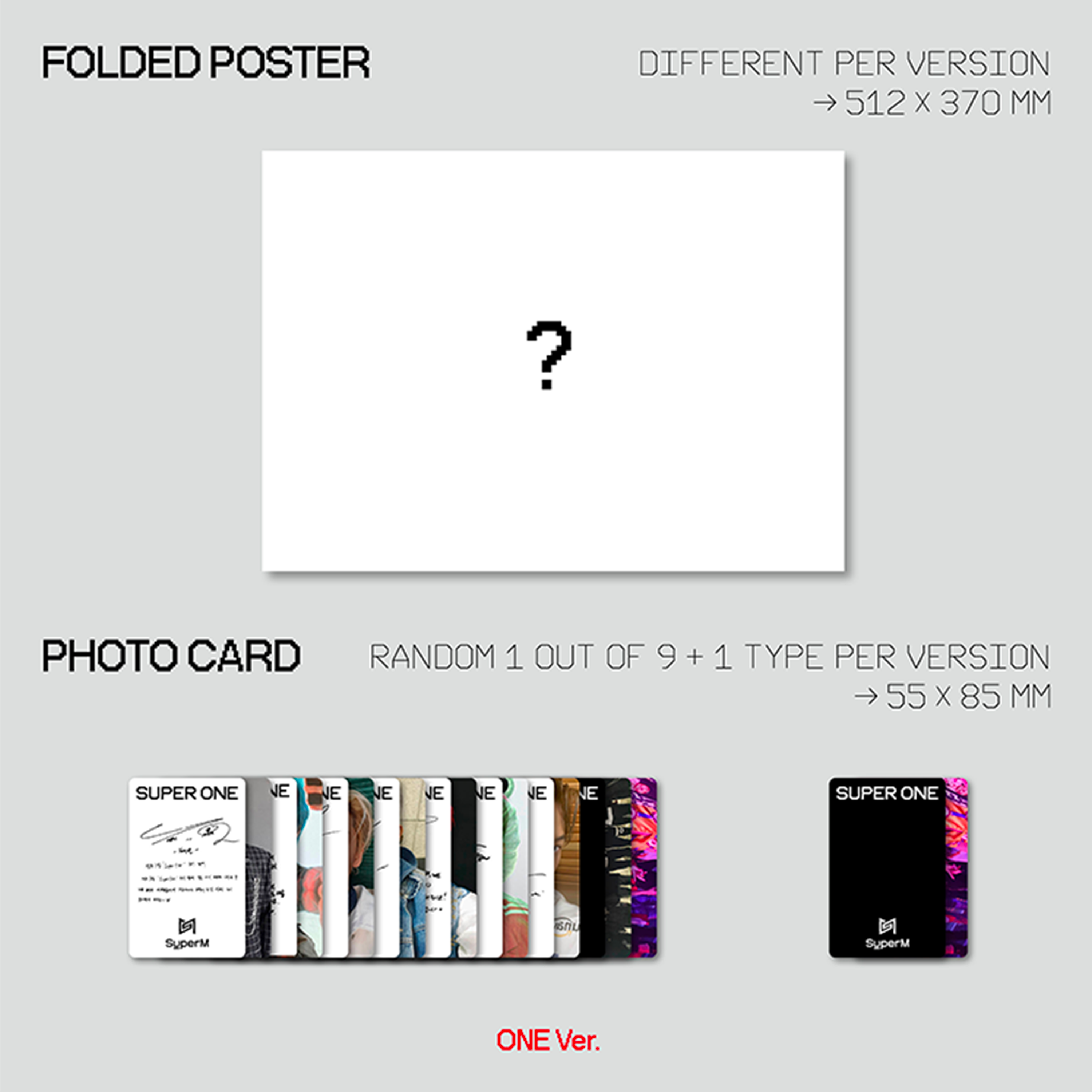 SUPERM - SUPER ONE [1st Album] - Stardust K-pop Shop