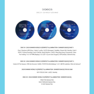 SHINee - SHINee WORLD VI [PERFECT ILLUMINATION: SHINee's Back] Key DVD - Stardust K-pop Shop