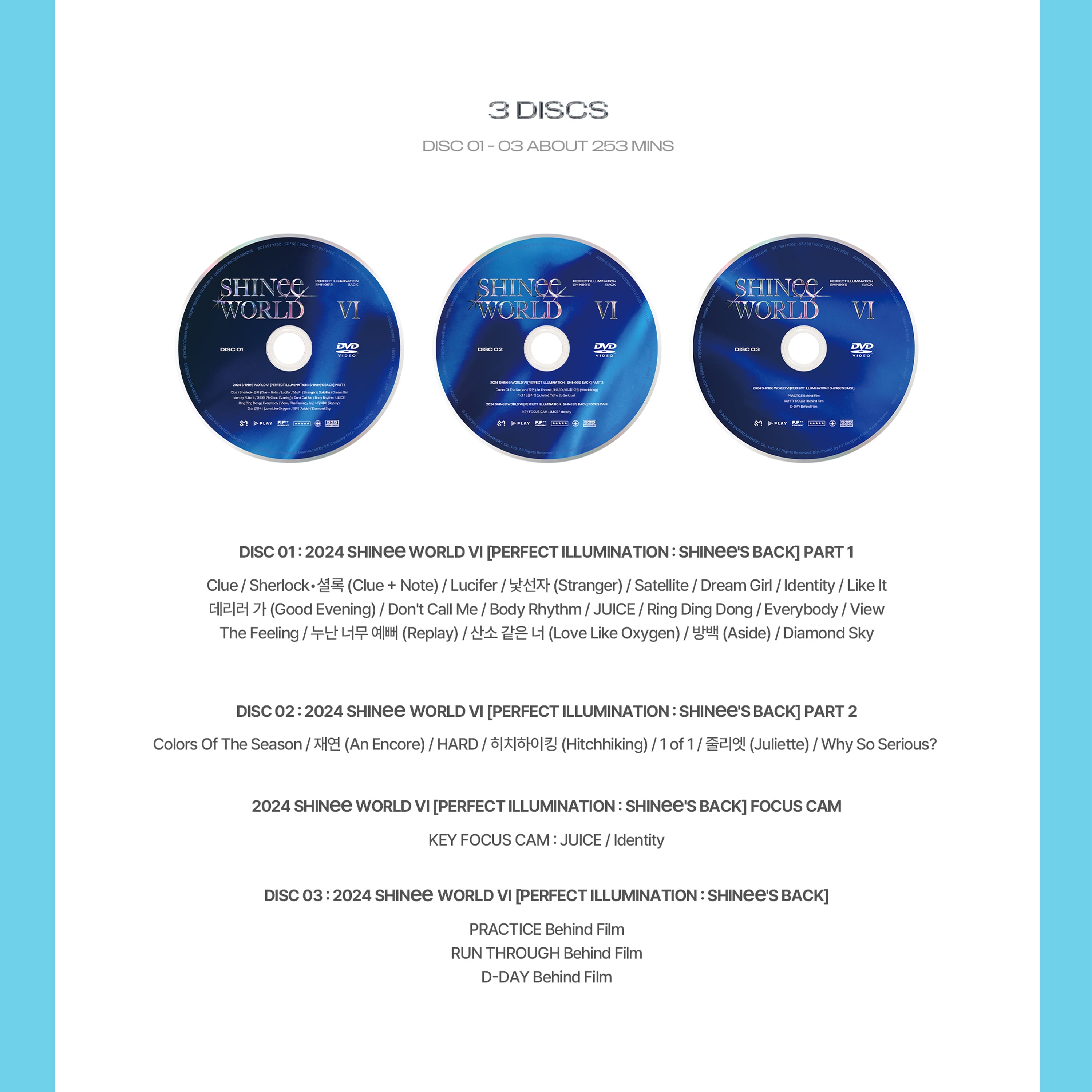 SHINee - SHINee WORLD VI [PERFECT ILLUMINATION: SHINee's Back] Key DVD - Stardust K-pop Shop