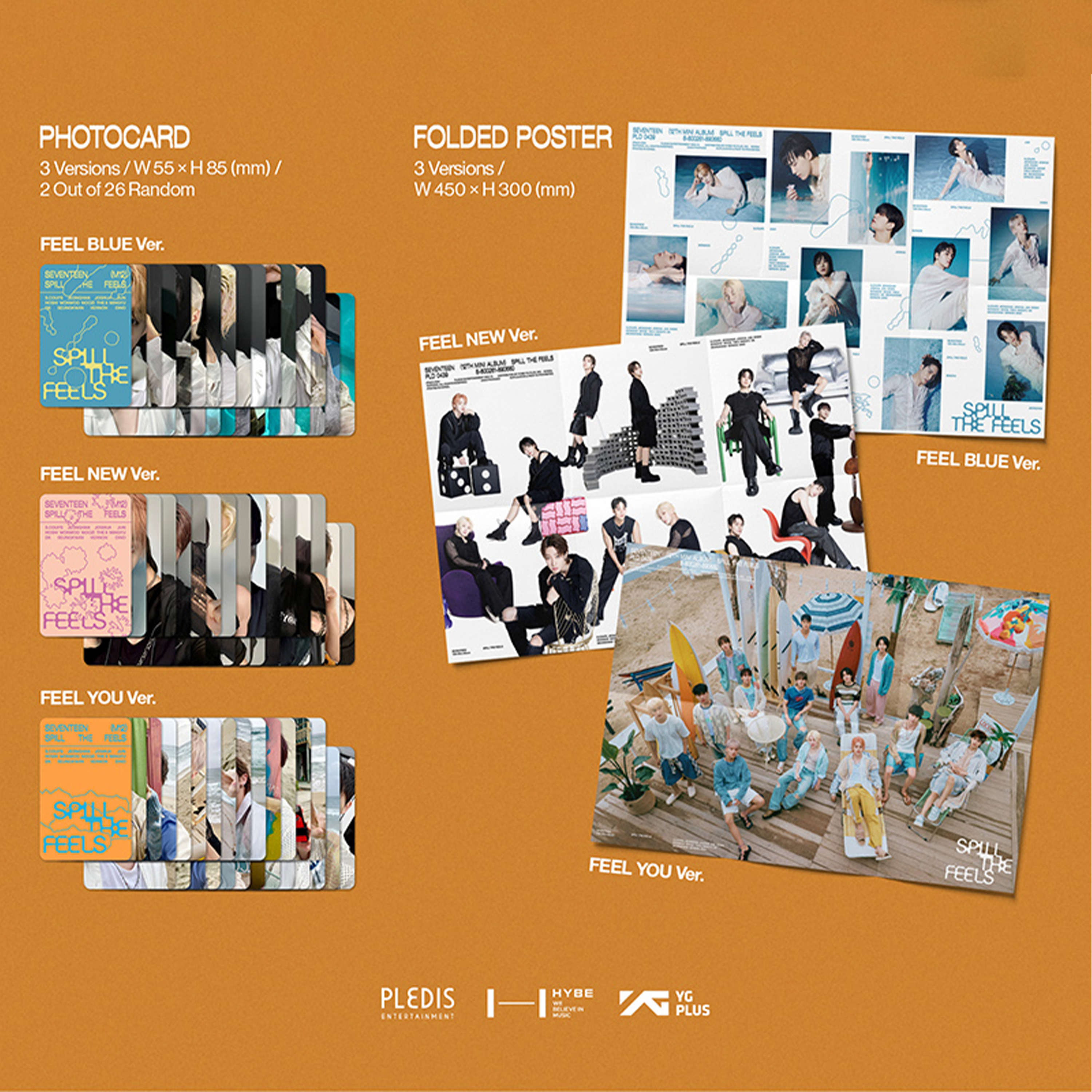 SEVENTEEN - SPILL THE FEELS [12th Mini Album] - Stardust K-pop Shop