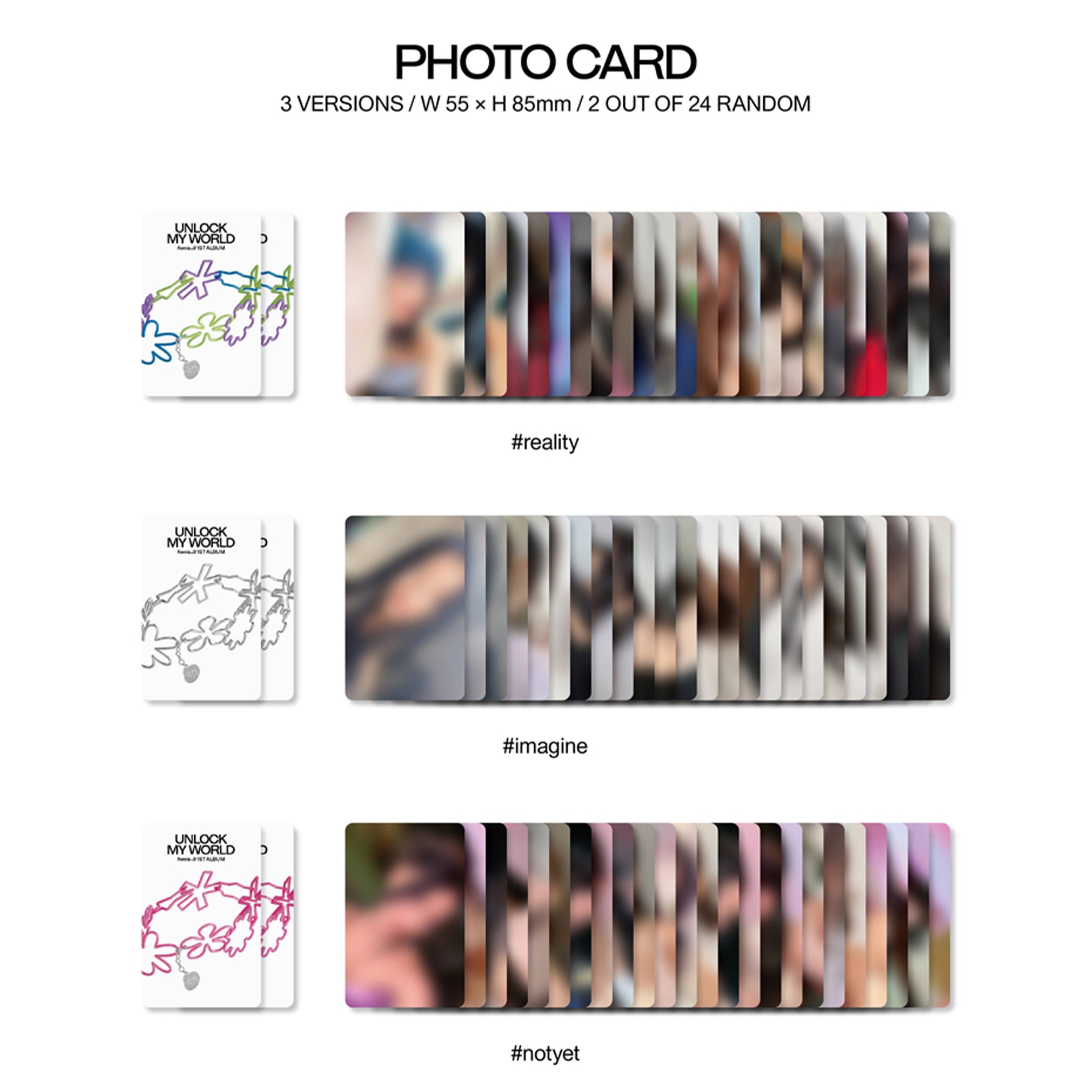 FROMIS_9 - UNLOCK MY WORLD [1st Full Album] - Stardust K-pop Shop