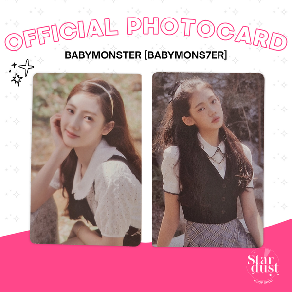 [PHOTOCARD] BABYMONSTER - BABYMONS7ER [POB]