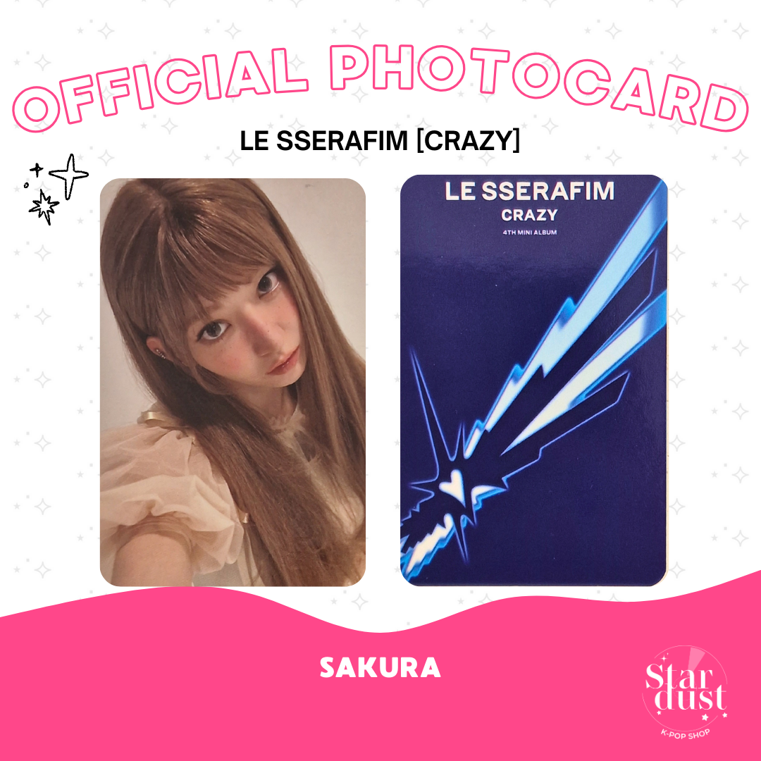 [PHOTOCARD] LE SSERAFIM - CRAZY [Knpops POB]