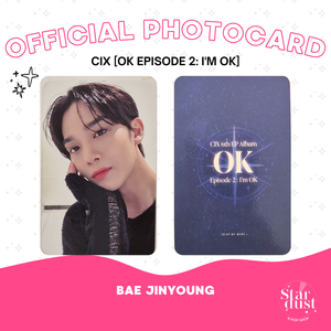 [PHOTOCARD] CIX - OK EPISODE 2: I'M OK [Dear My Muse] - Stardust K-pop Shop