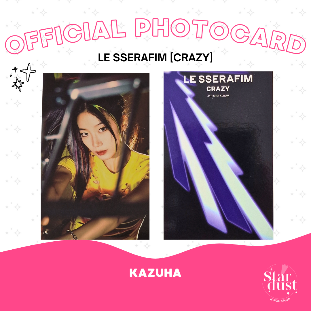 [PHOTOCARD] LE SSERAFIM - CRAZY [Knpops POB]