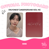 [PHOTOCARD] ONLYONEOF NINE - UNDERGROUND IDOL #6 [Dear My Muse]