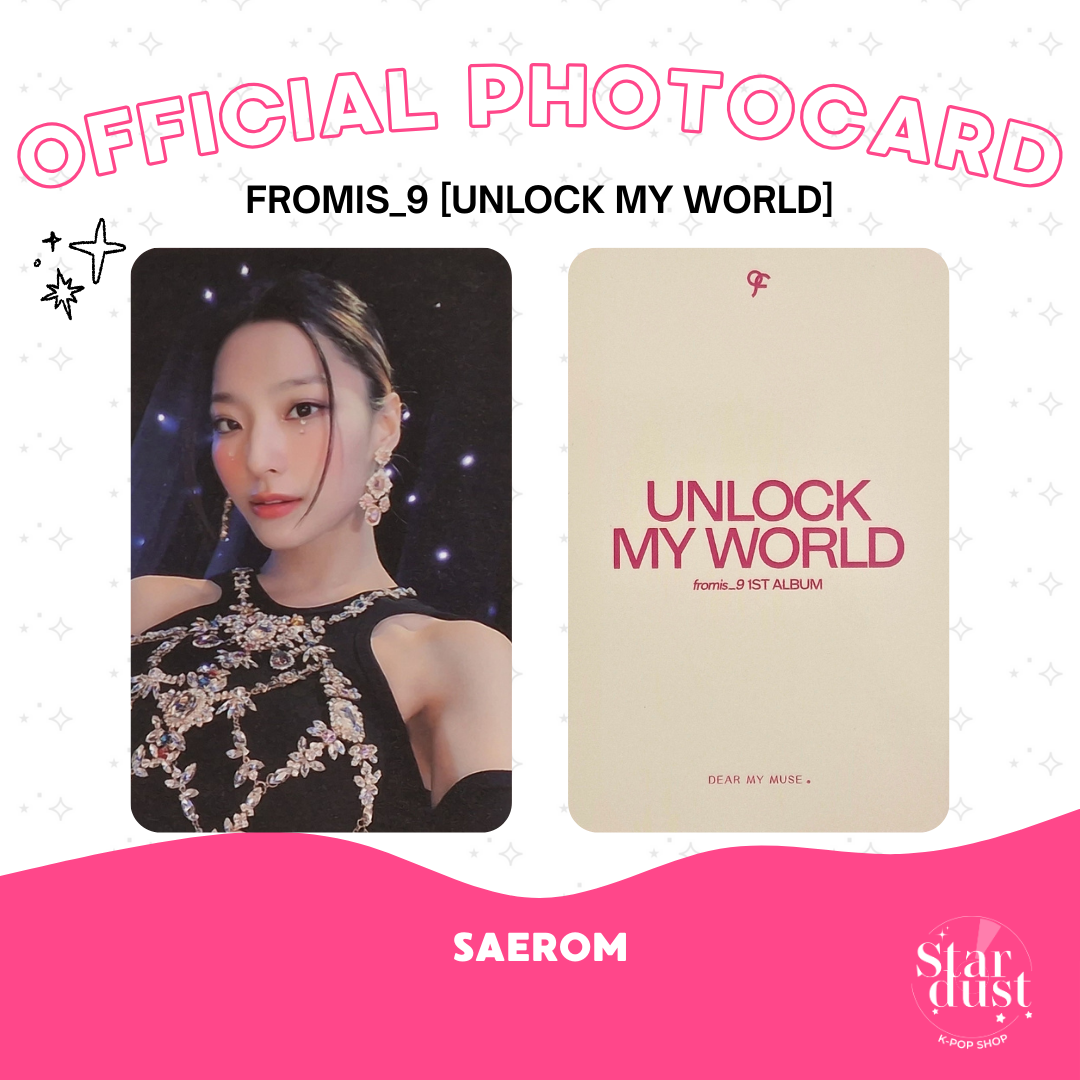 [PHOTOCARD] FROMIS_9 - UNLOCK MY WORLD [Dear My Muse] - Stardust K-pop Shop