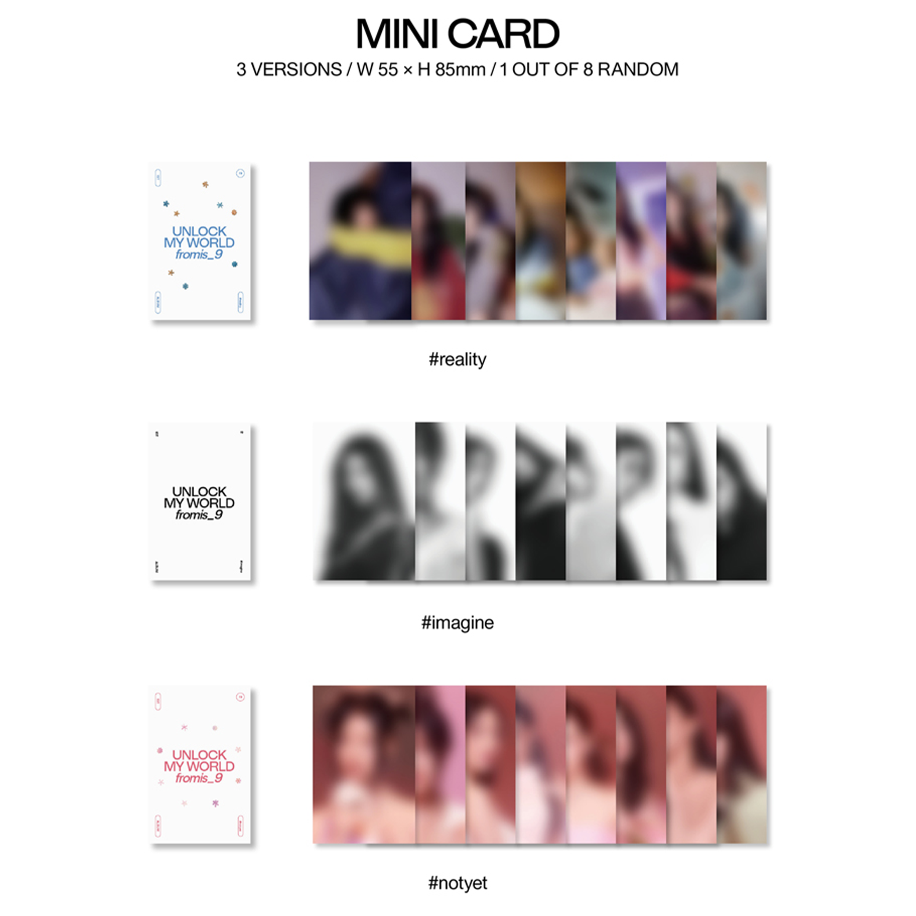 FROMIS_9 - UNLOCK MY WORLD [1st Full Album] - Stardust K-pop Shop