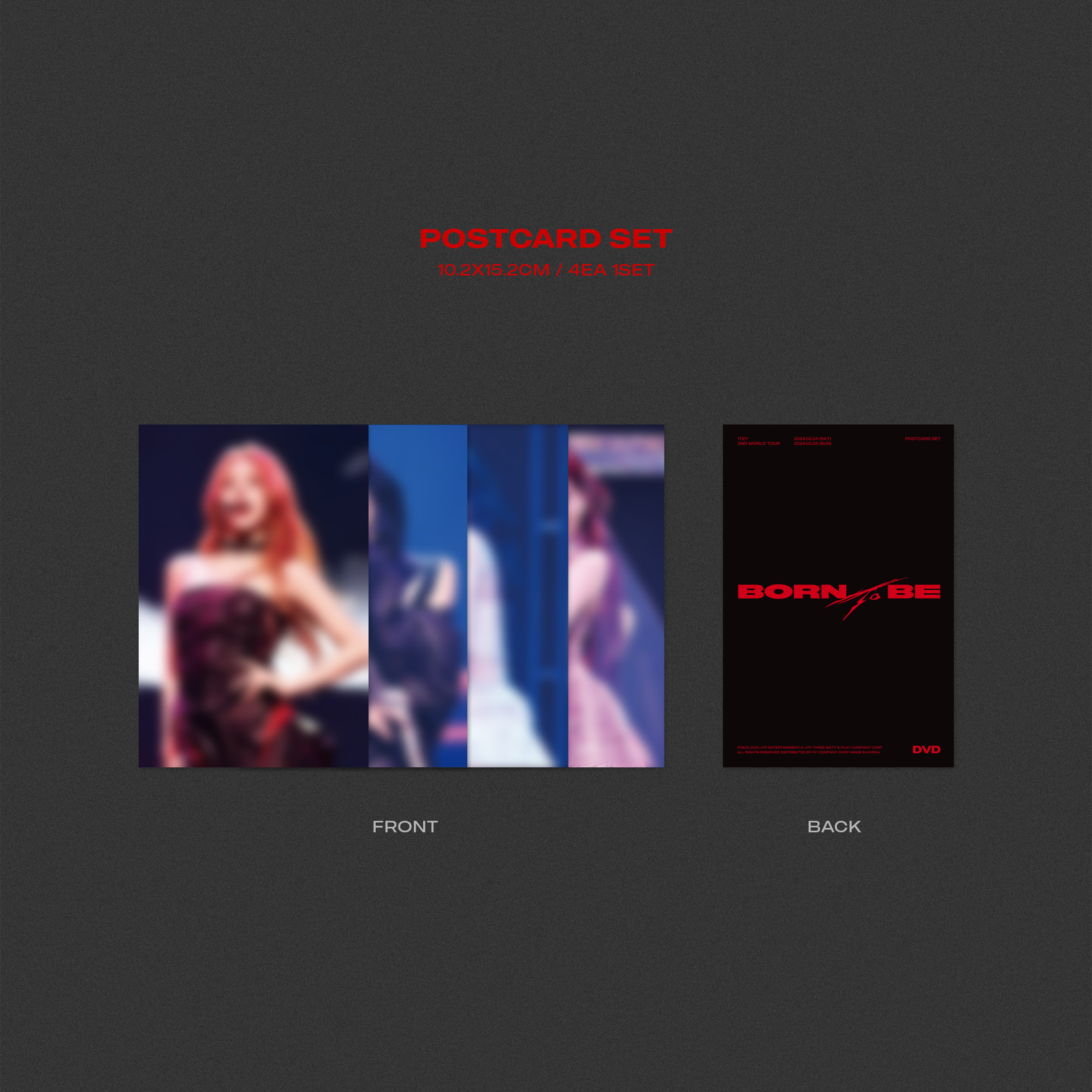 ITZY - 2nd WORLD TOUR "BORN TO BE" IN SEOUL [DVD] - Stardust K-pop Shop