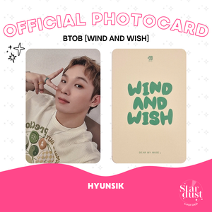 [PHOTOCARD] BTOB - WIND AND WISH [Dear My Muse] - Stardust K-pop Shop