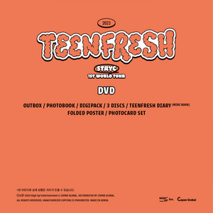 STAYC - 1ST WOLRD TOUR 'TEENFRESH' IN SEOUL [DVD] - Stardust K-pop Shop