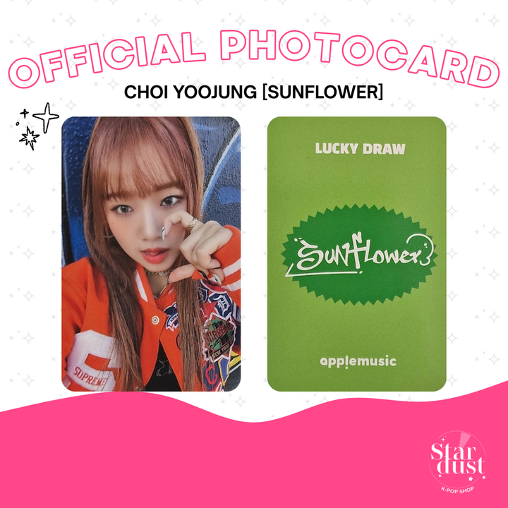 [PHOTOCARD] CHOI YOOJUNG - SUNFLOWER [Set A] - Stardust K-pop Shop