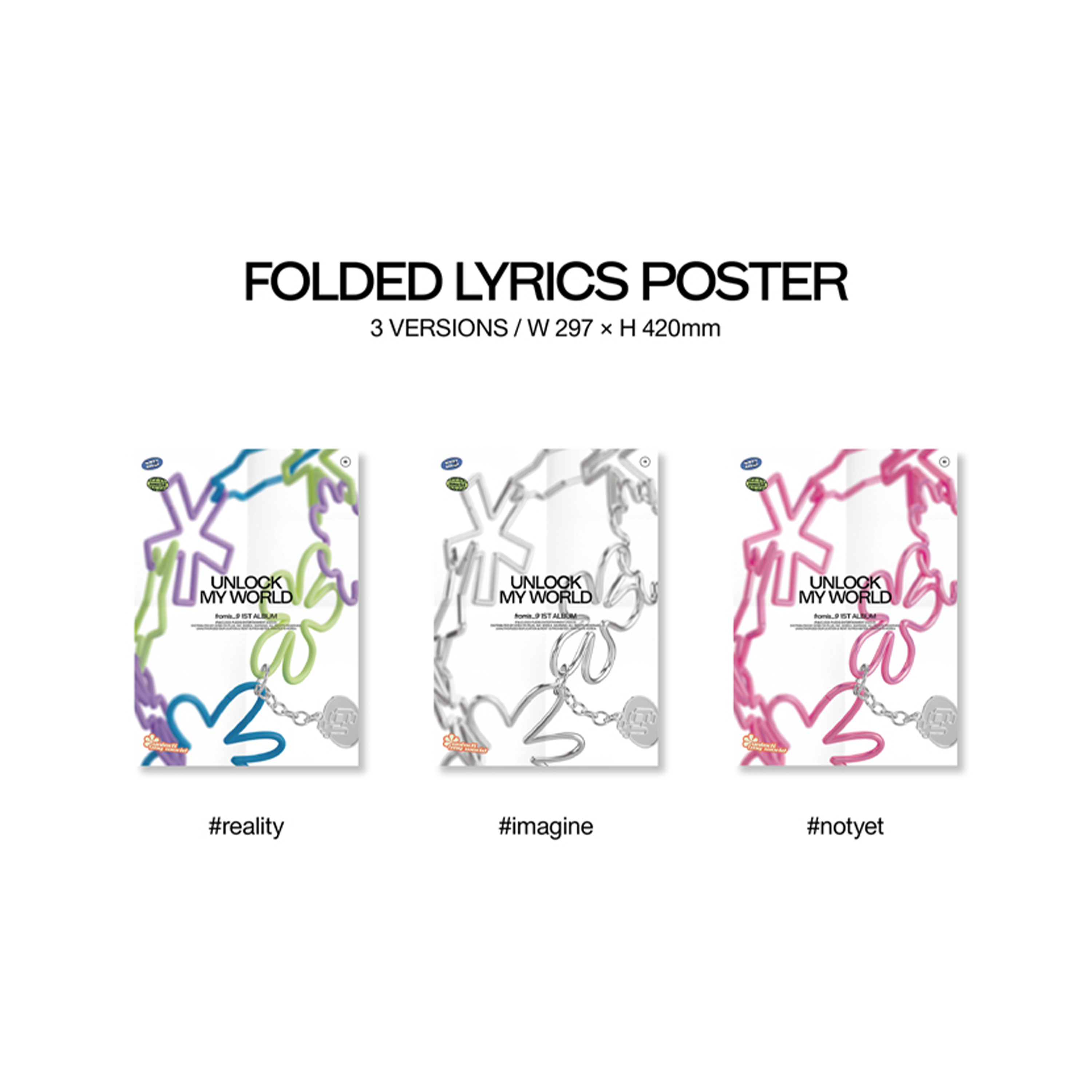 FROMIS_9 - UNLOCK MY WORLD [1st Full Album] - Stardust K-pop Shop