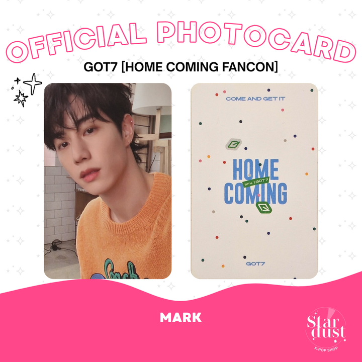 [PHOTOCARD] GOT7 - HOME COMING FANCON [Set A] - Stardust K-pop Shop