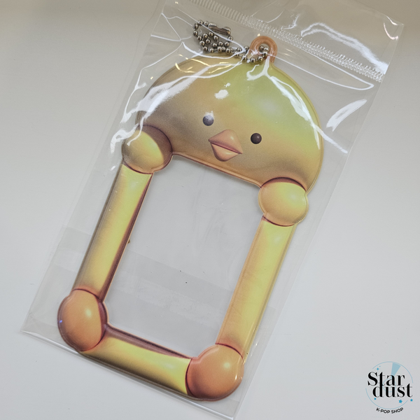 SOFT CHICK PHOTO CARD HOLDER KEYRING