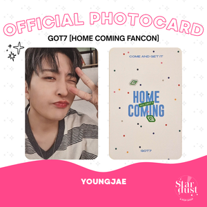 [PHOTOCARD] GOT7 - HOME COMING FANCON [Set A] - Stardust K-pop Shop