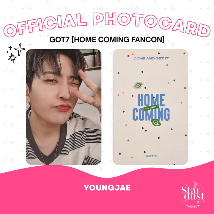 [PHOTOCARD] GOT7 - HOME COMING FANCON [Set A] - Stardust K-pop Shop