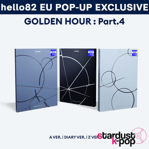 ATEEZ - GOLDEN HOUR : Part. 4 [Europe POP-UP Exclusive] Photobook Ver.