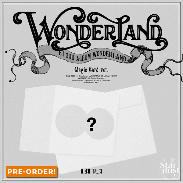 [PRE-ORDER] B.I - WONDERLAND [3rd Full Album] Magic Card Ver.