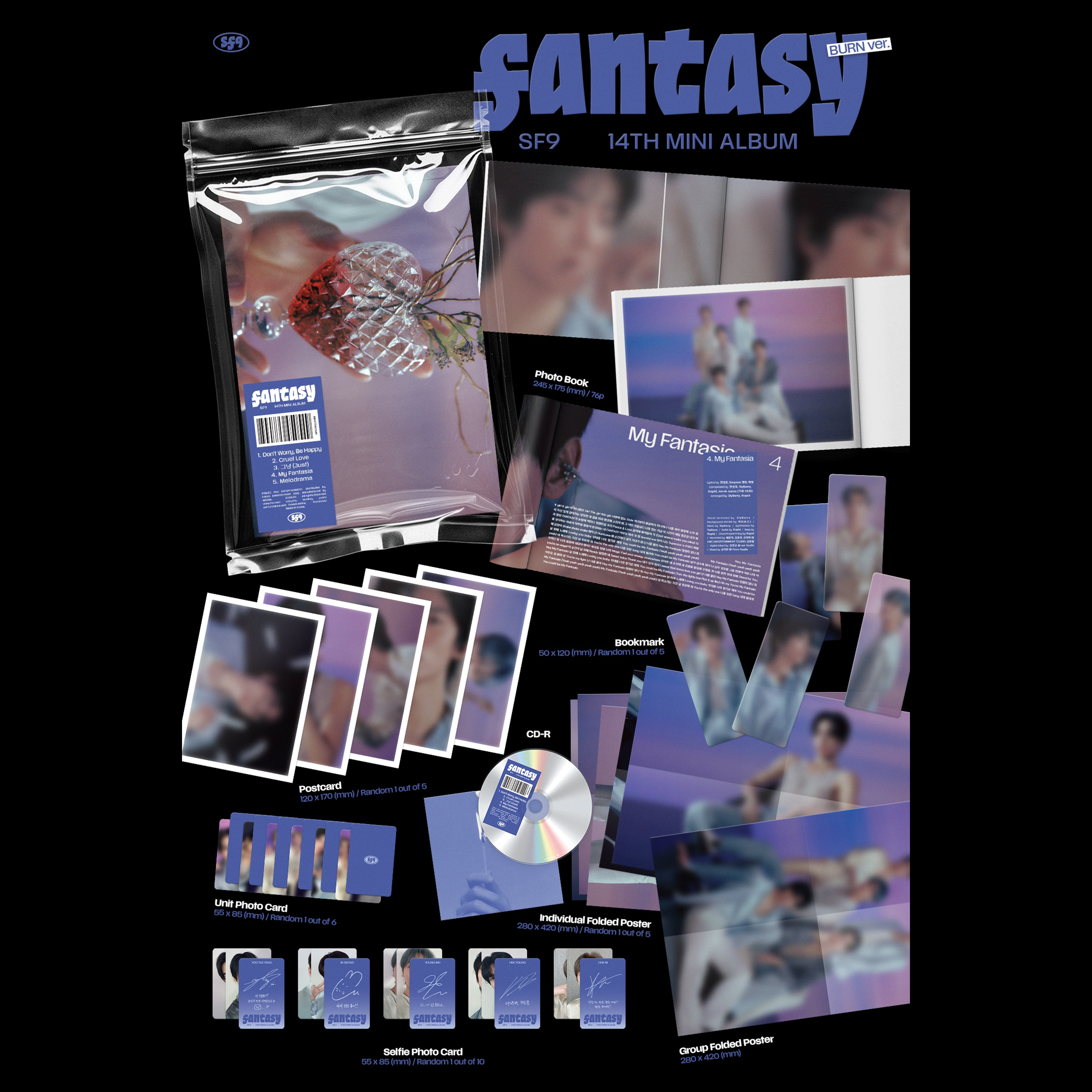 SF9 - FANTASY [14th Mini Album] - Stardust K-pop Shop