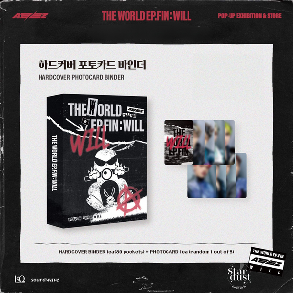 ATEEZ - HARDCOVER PHOTOCARD BINDER [The World EP. FIN: Will POP-UP EXHIBITION]