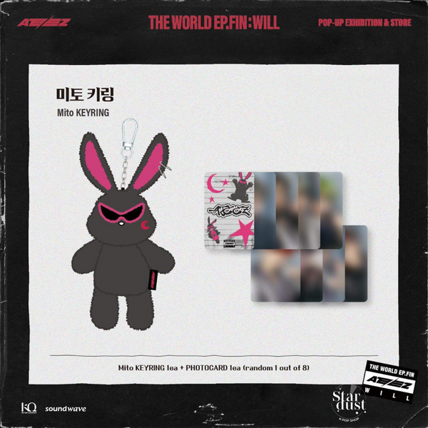 ATEEZ - MITO KEYRING [The World EP. FIN: WILL POP UP EXHIBITION]