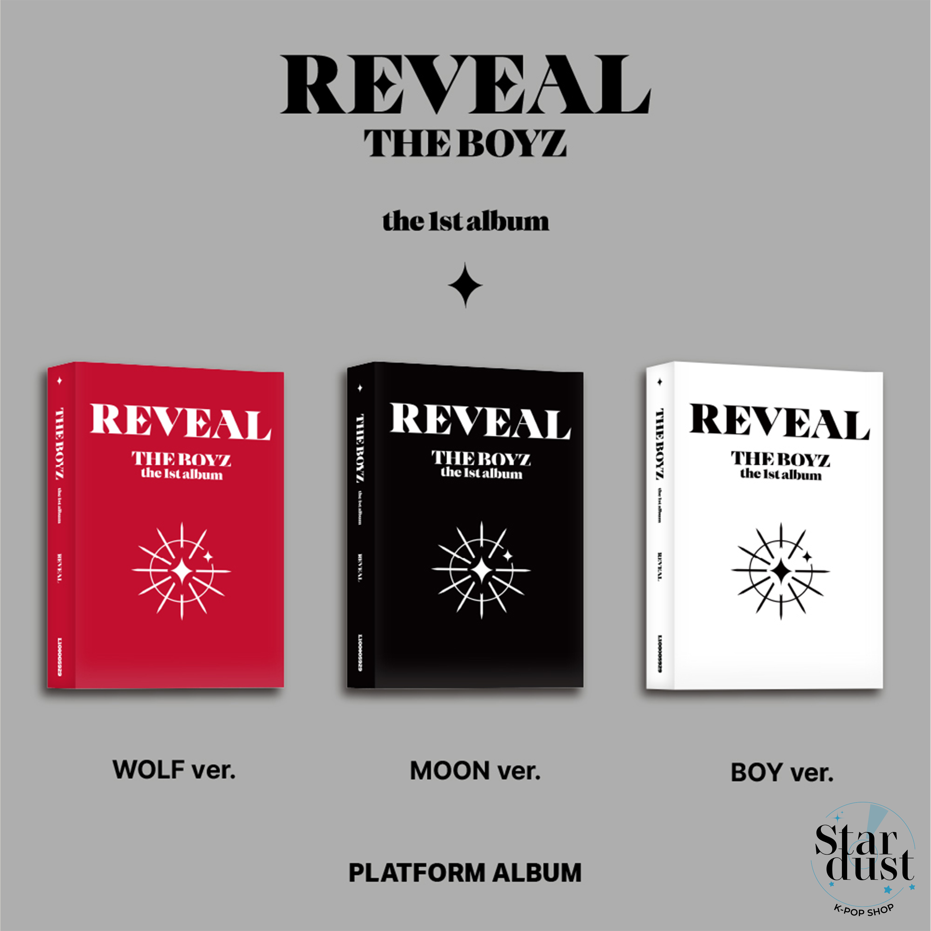 THE BOYZ - REVEAL [1st Full Album] Platform Ver. - Stardust K-pop Shop