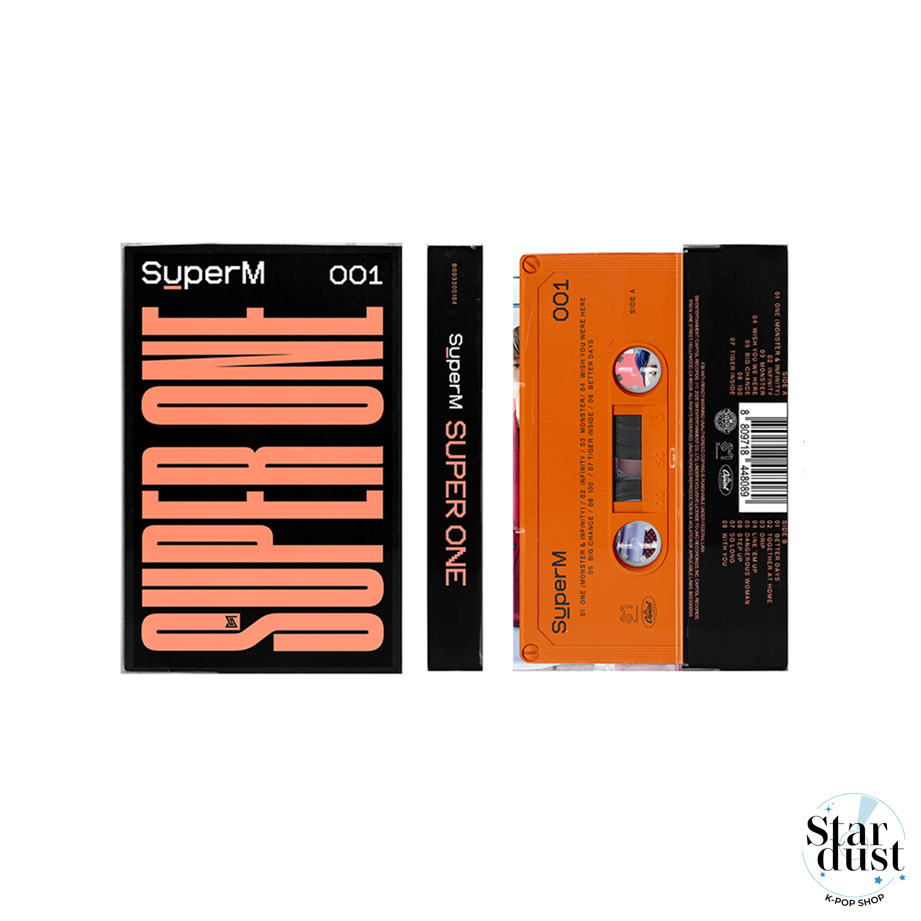 SUPERM - SUPER ONE [1st Album] Cassette Limited Ver. - Stardust K-pop Shop