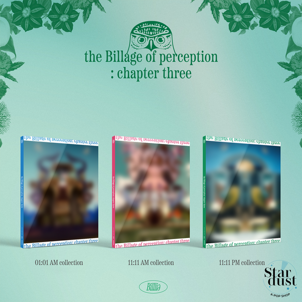 BILLLIE - THE BILLAGE OF PERCEPTION: CHAPTER THREE [4th Mini Album] + POSTER