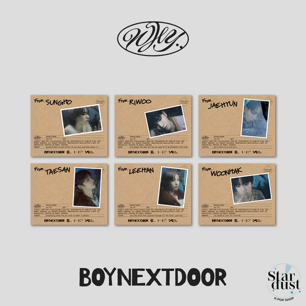 BOYNEXTDOOR - WHY [1st Mini Album] Letter Ver.