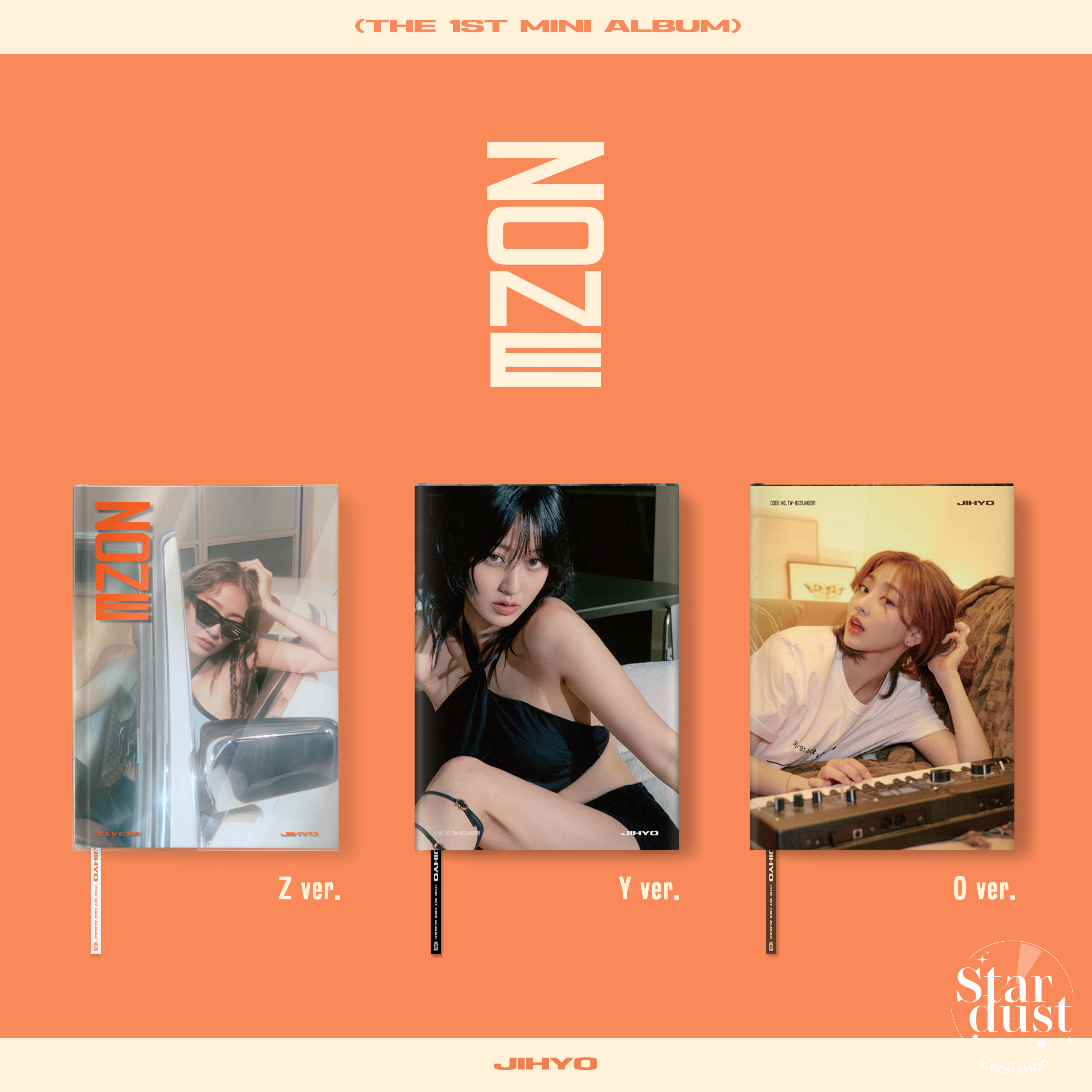 TWICE JIHYO - ZONE [1st Mini Album] + POSTER - Stardust K-pop Shop