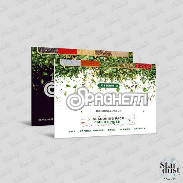LE SSERAFIM - SPAGHETTI [1st Single Album] Weverse Albums Ver.