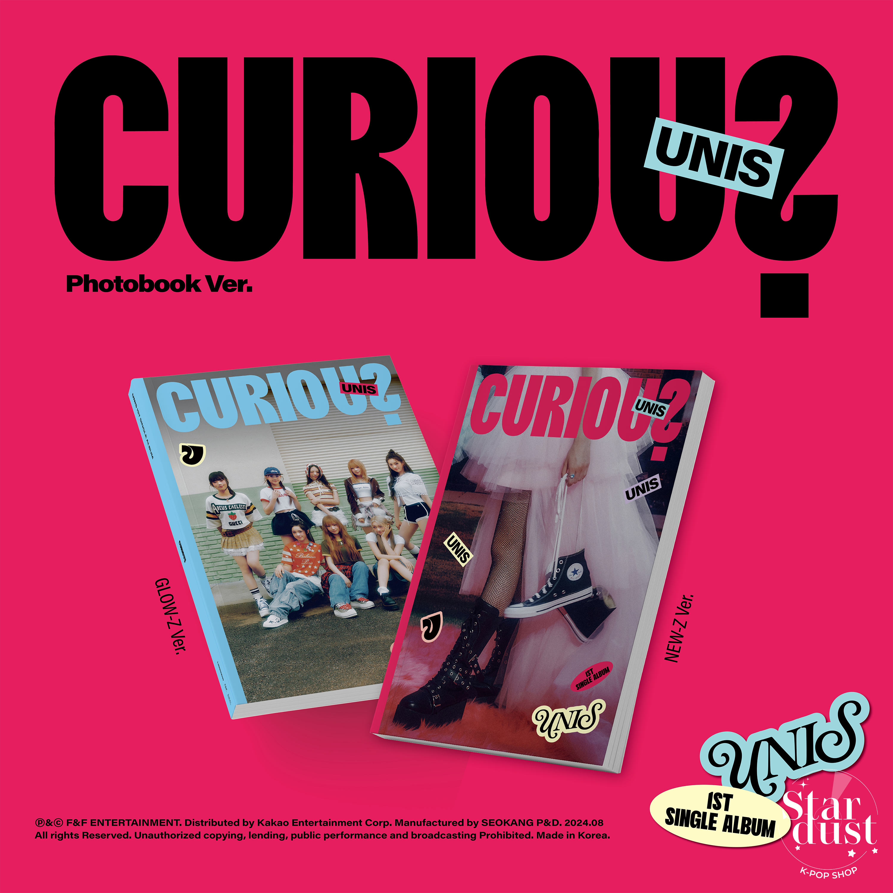UNIS - CURIOUS [1st Mini Album] - Stardust K-pop Shop