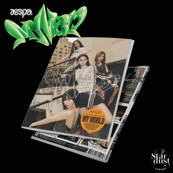 AESPA - MY WORLD [3rd Mini Album] Tabloid Ver. + POSTER